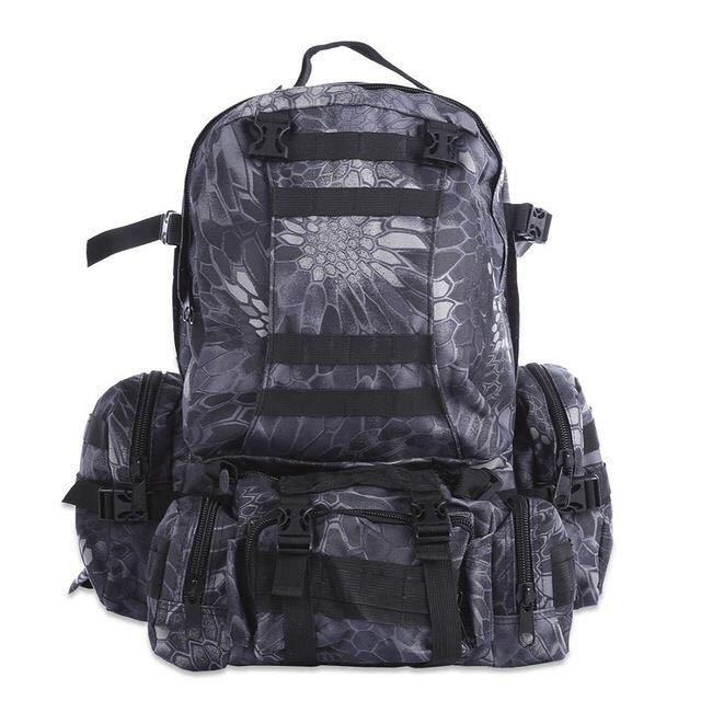 50L Molle Military Tactical Backpack Waterproof Outdoor Camping Rucksack