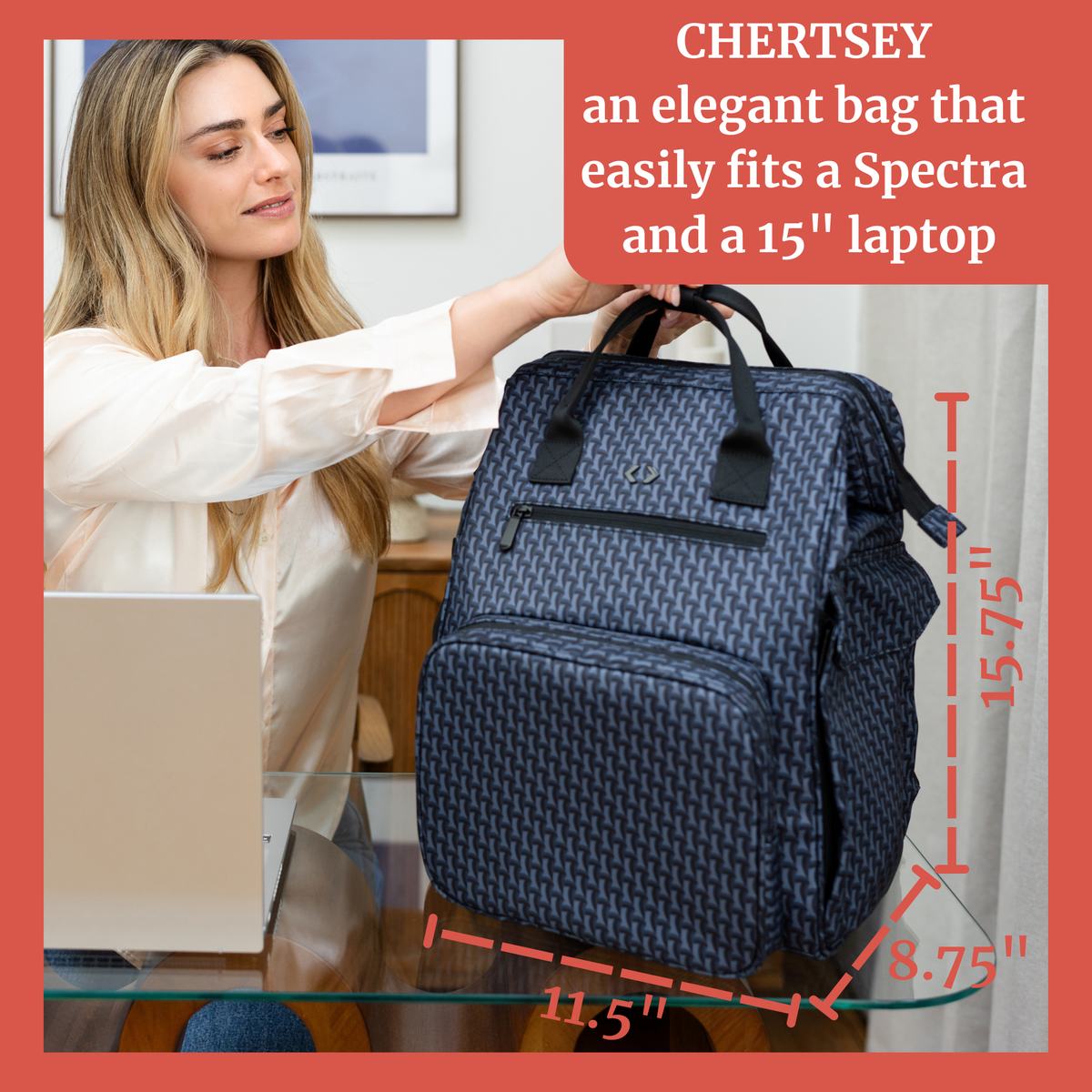 Breast Pump Bag Backpack - Chertsey