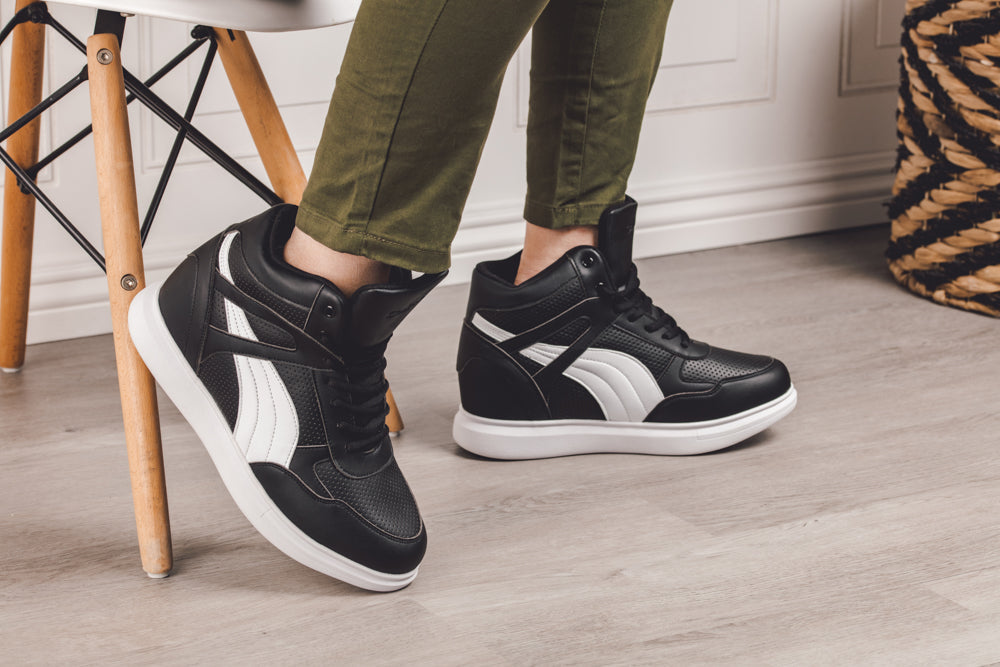 CALTO High-Top Sneaker Elevator Shoes - 3.8 Inches - H71901