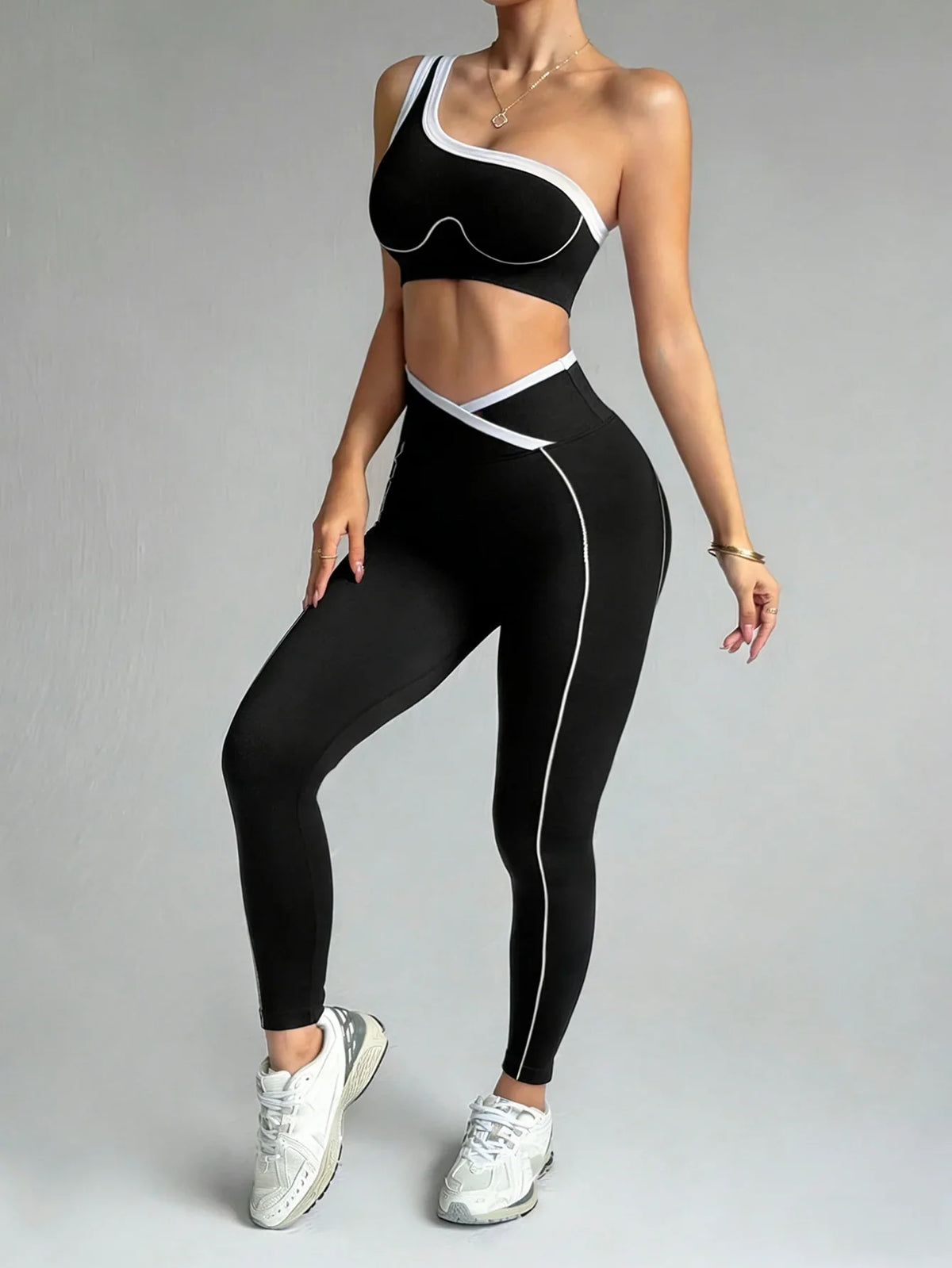 Women’s 2 Piece Seamless Yoga Set High Waist Leggings