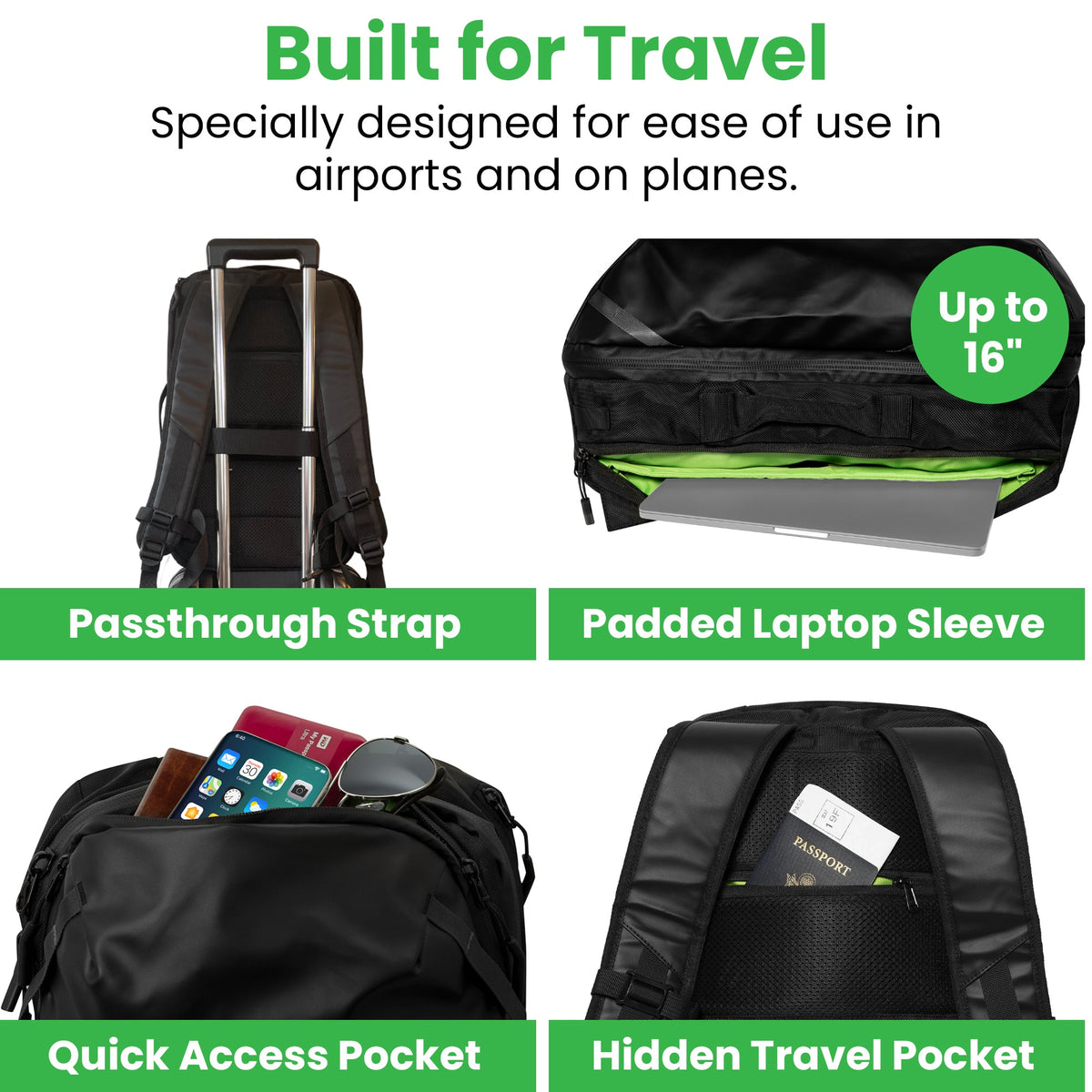 The Island Hopper Travel Backpack 28L
