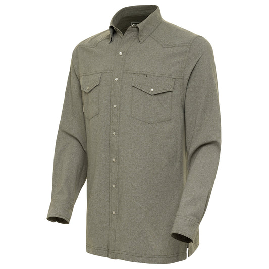 Agave Pearl Snap Long Sleeve Shirt Western Casual Style