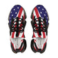 Men’s USA Flag Mesh Running Sneakers Sporty Casual Shoes