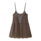 Women Clothing Beaded Sequined Embroidered Suspender Dress