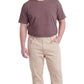 Men's Pull-On Denim and Twill Pants — Elastic Waist Easy Fit