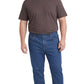 Men's Pull-On Denim and Twill Pants — Elastic Waist Easy Fit