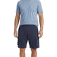 Men’s Fleece Cargo Shorts Elastic Waist Multi Pocket Sweatshorts