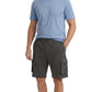 Men’s Fleece Cargo Shorts Elastic Waist Multi Pocket Sweatshorts