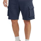 Men’s Fleece Cargo Shorts Elastic Waist Multi Pocket Sweatshorts