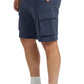 Men’s Fleece Cargo Shorts Elastic Waist Multi Pocket Sweatshorts