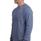 Men's 3-Pocket Fleece Sweatshirt with Raglan Seams