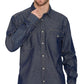 Men's Western Snap Button Shirt — Denim and Twill with Stitched Yoke