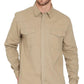 Men's Western Snap Button Shirt — Denim and Twill with Stitched Yoke