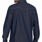 Men's Western Snap Button Shirt — Denim and Twill with Stitched Yoke