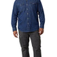 Men's Western Snap Button Shirt — Denim and Twill with Stitched Yoke