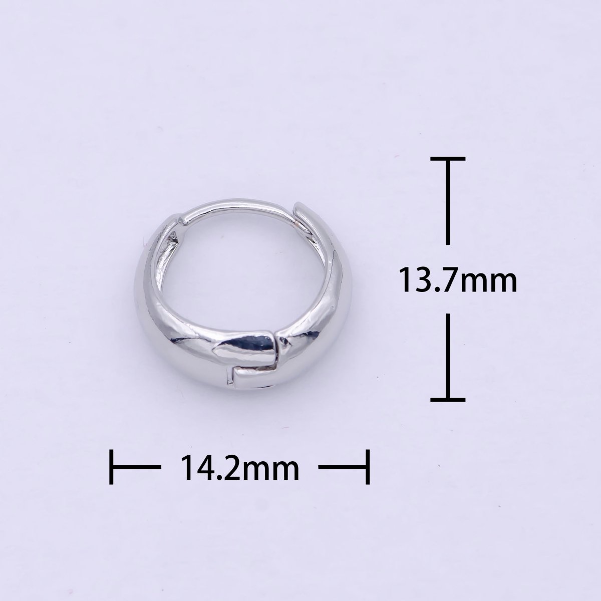 24K Gold Filled Huggie Hoop Earrings Minimalist Everyday Jewelry