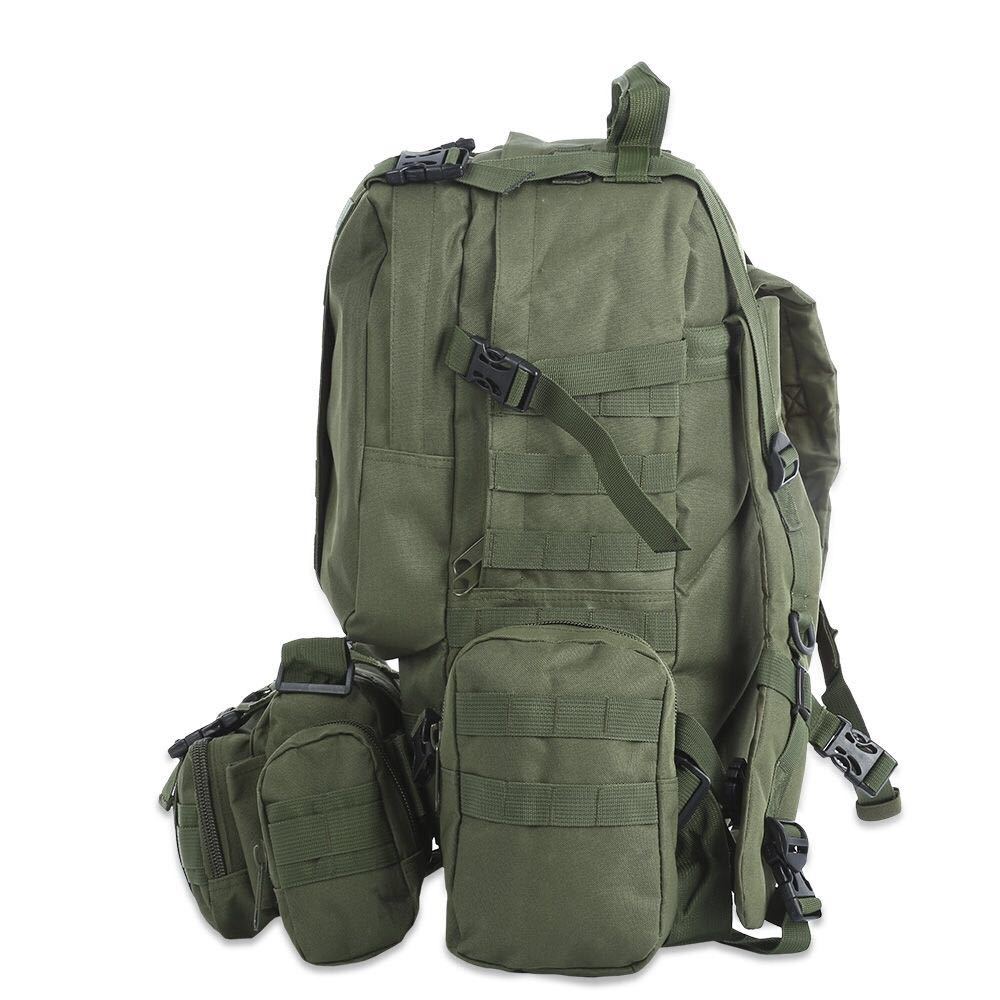 50L Molle Military Tactical Backpack Waterproof Outdoor Camping Rucksack
