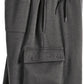 Men’s Fleece Cargo Shorts Elastic Waist Multi Pocket Sweatshorts