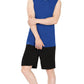Men's 100% Cotton Knit Shorts — Elastic Waist with Inner Drawstring