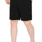 Men's 100% Cotton Knit Shorts — Elastic Waist with Inner Drawstring