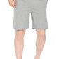 Men's 100% Cotton Knit Shorts — Elastic Waist with Inner Drawstring