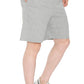 Men's 100% Cotton Knit Shorts — Elastic Waist with Inner Drawstring