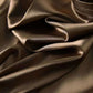 Women’s Silk Thin Short Sleeve Loose Brown Summer Top