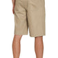 Men’s Pull On Stretch Denim Twill Shorts Elastic Waist