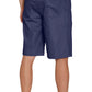 Men’s Pull On Stretch Denim Twill Shorts Elastic Waist