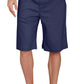 Men’s Pull On Stretch Denim Twill Shorts Elastic Waist