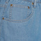 Men’s Pull On Stretch Denim Twill Shorts Elastic Waist
