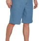 Men’s Pull On Stretch Denim Twill Shorts Elastic Waist