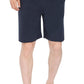 Men's 100% Cotton Knit Shorts — Elastic Waist with Inner Drawstring