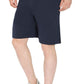 Men's 100% Cotton Knit Shorts — Elastic Waist with Inner Drawstring