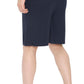 Men's 100% Cotton Knit Shorts — Elastic Waist with Inner Drawstring