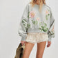Women’s Printed Loose Hoodie Casual Autumn Winter Pullover Top