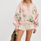 Women’s Printed Loose Hoodie Casual Autumn Winter Pullover Top