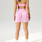 Women’s 2 Piece Seamless Sports Bra Shorts Workout Set