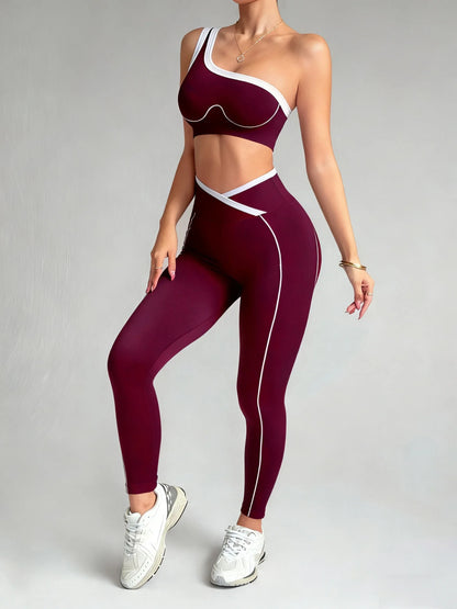 Women’s 2 Piece Seamless Yoga Set High Waist Leggings