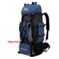 90L Waterproof Hiking Backpack Large Capacity Trekking Travel Rucksack