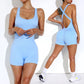 Women’s Seamless Bodysuit Gym Jumpsuit Yoga Fitness Sports Romper