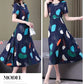 Women’s Summer Vintage Print Dress Loose Short Sleeve O Neck