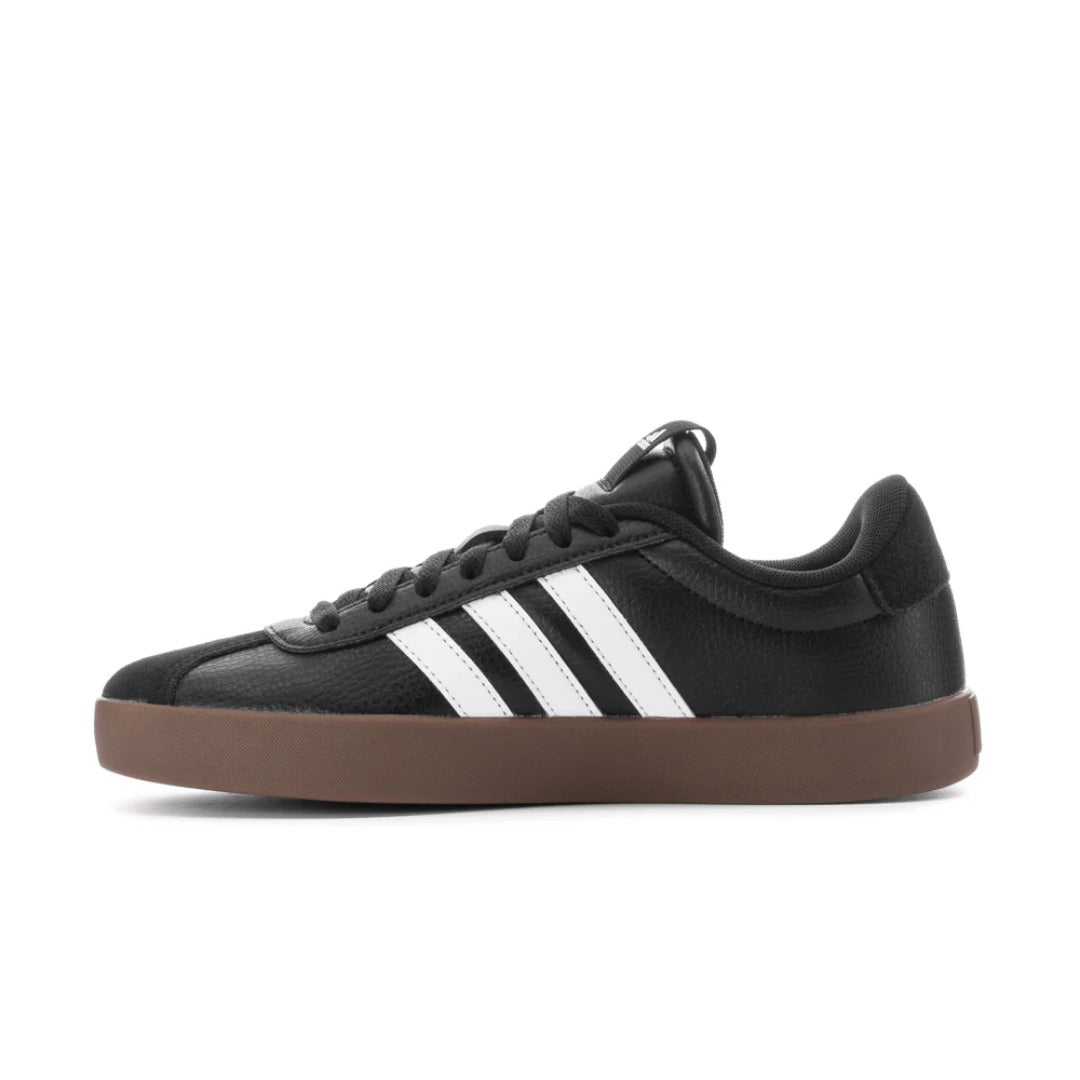 adidas Women’s VL Court 3.0 Black White Gum Sneakers