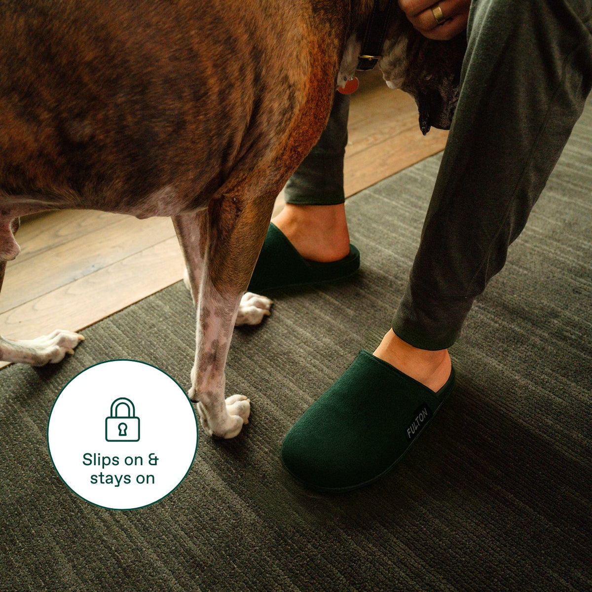 The House Shoe Comfortable Indoor Casual Slip On Footwear