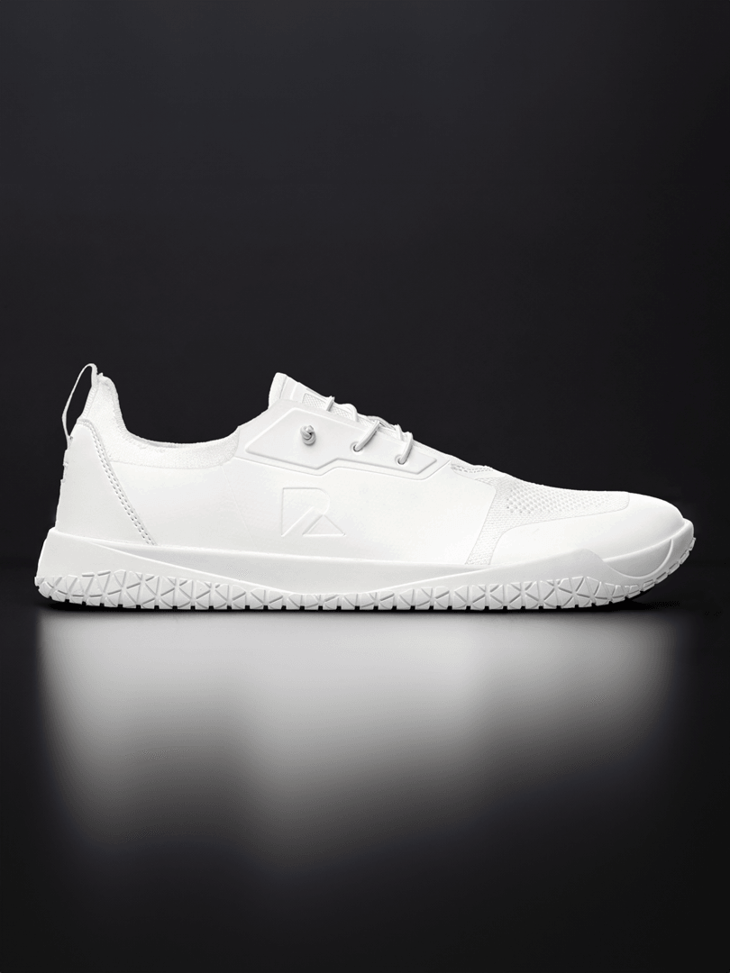 Barefoot Zero Drop Training Shoes White Wide Toe Box