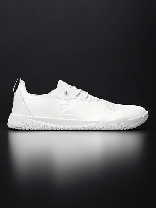 Barefoot Zero Drop Training Shoes White Wide Toe Box
