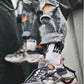 Men’s Chunky Platform Sneakers Height Increasing Casual Slip On Shoes