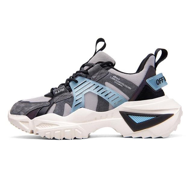 Men’s Chunky Platform Sneakers Height Increasing Casual Slip On Shoes