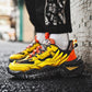 Men’s Chunky Platform Sneakers Height Increasing Casual Slip On Shoes