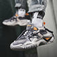 Men’s Chunky Platform Sneakers Height Increasing Casual Slip On Shoes